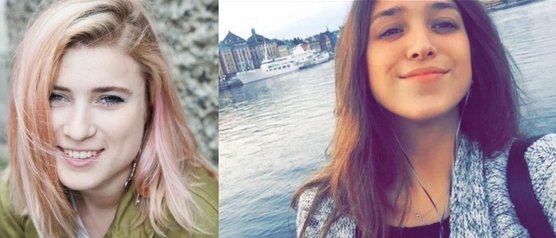 Berghs Bachelor students Charlotte Waldelof and Stephanie Picq.